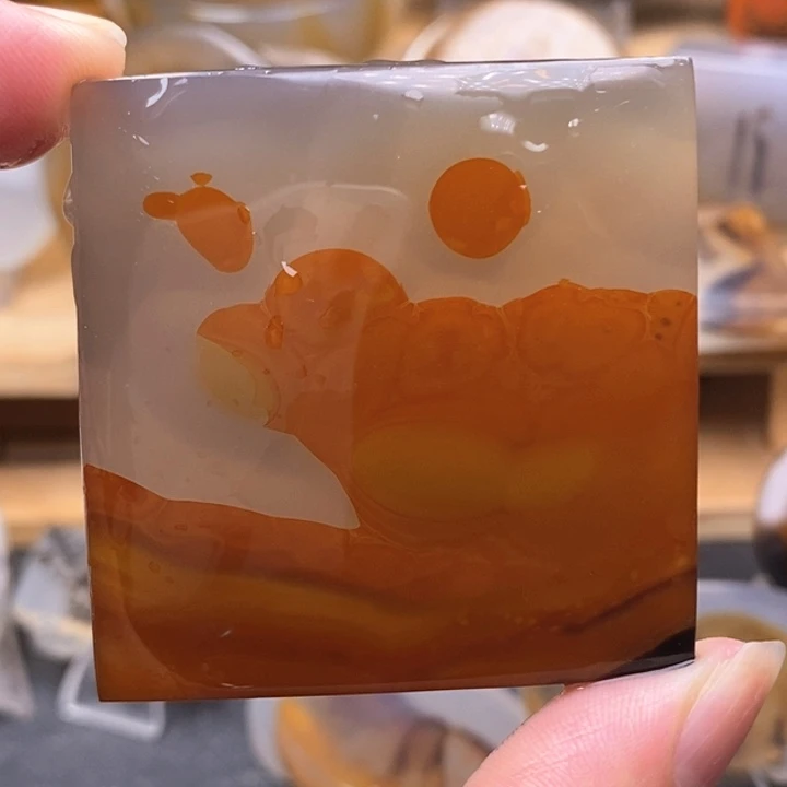 玛瑙/玉髓吊坠(不含链)未镶嵌