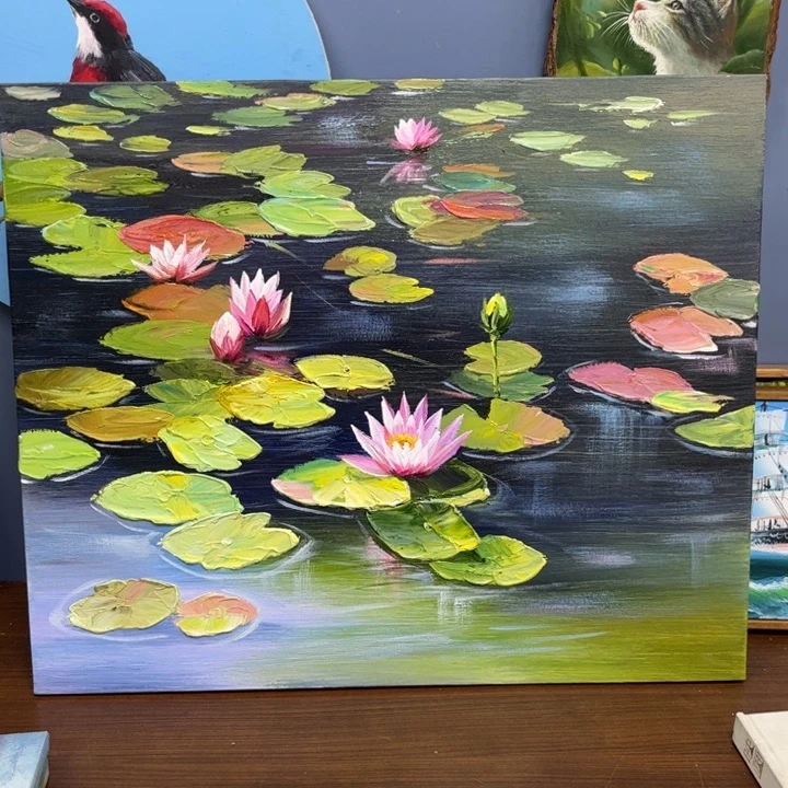 手工手绘精品油画50+60尺寸