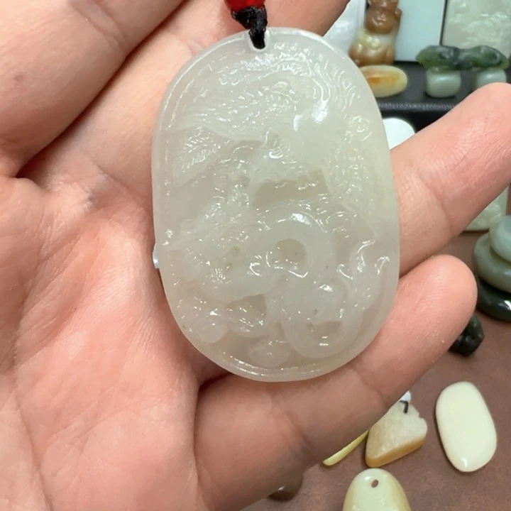 吊坠(不含链)未镶嵌和田玉