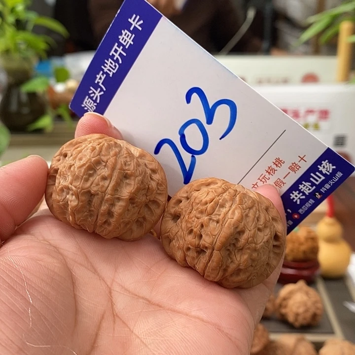 文玩核桃把件38全品血麒麟203号