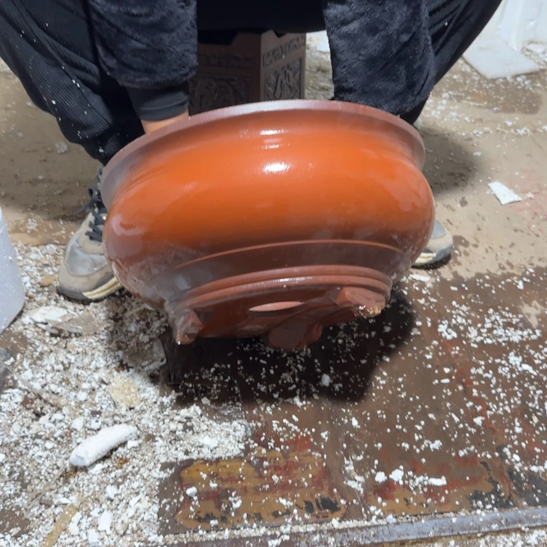 紫砂花盆口径30.15口径