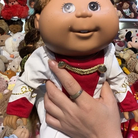 毛绒中古时期的椰菜娃娃不退不换