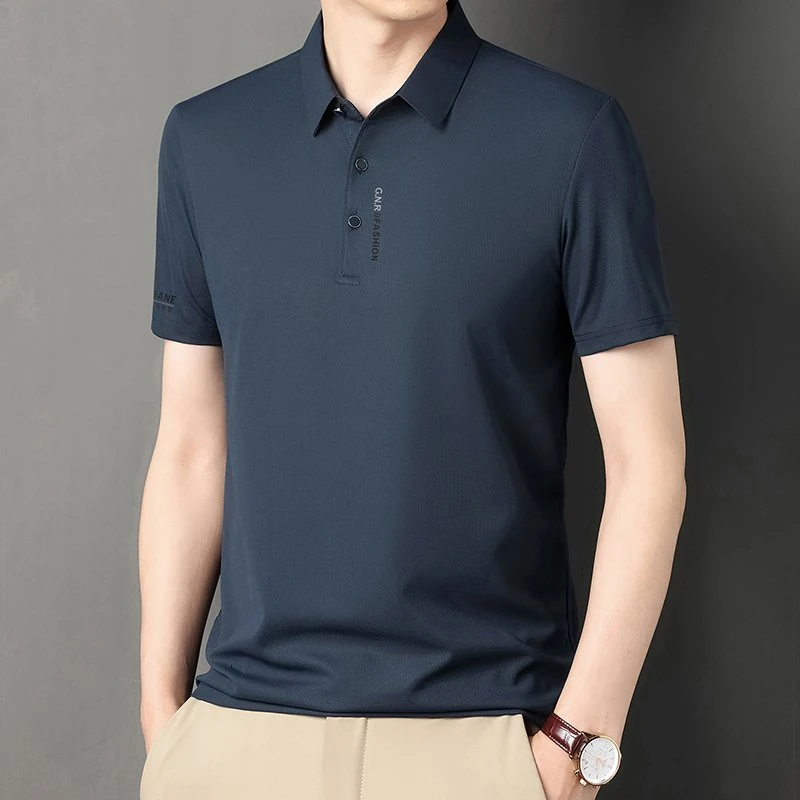 TUCANO/啄木鳥POLO衫短袖夏季翻领商务男士t恤纯色中老年男装上衣