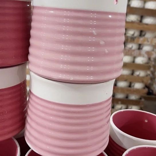 多肉绿植陶瓷花盆9.9包邮，有孔