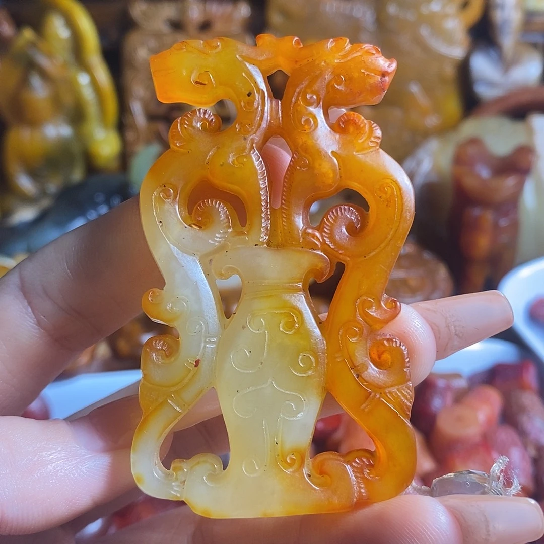 岫岩老玉（透闪石质玉）未镶嵌挂件