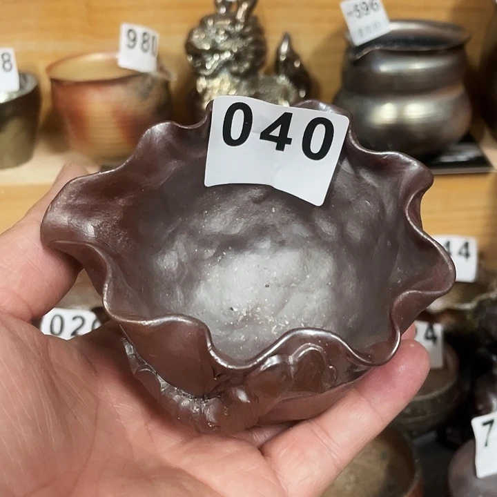 茶杯紫泥柴烧纯手工040