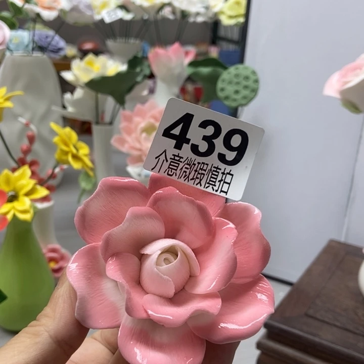 陶瓷手工制作陶瓷花