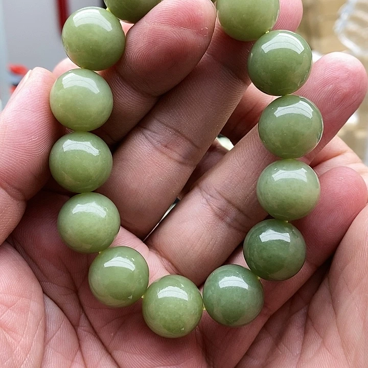 【闪购商品】未镶嵌手链和田玉16若羌青黄口