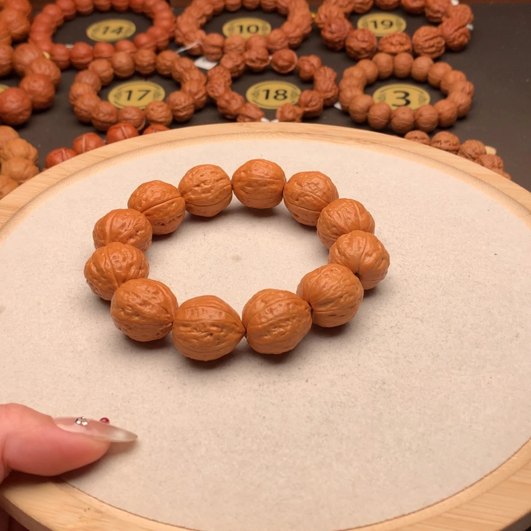 文玩核桃手串橘子糖