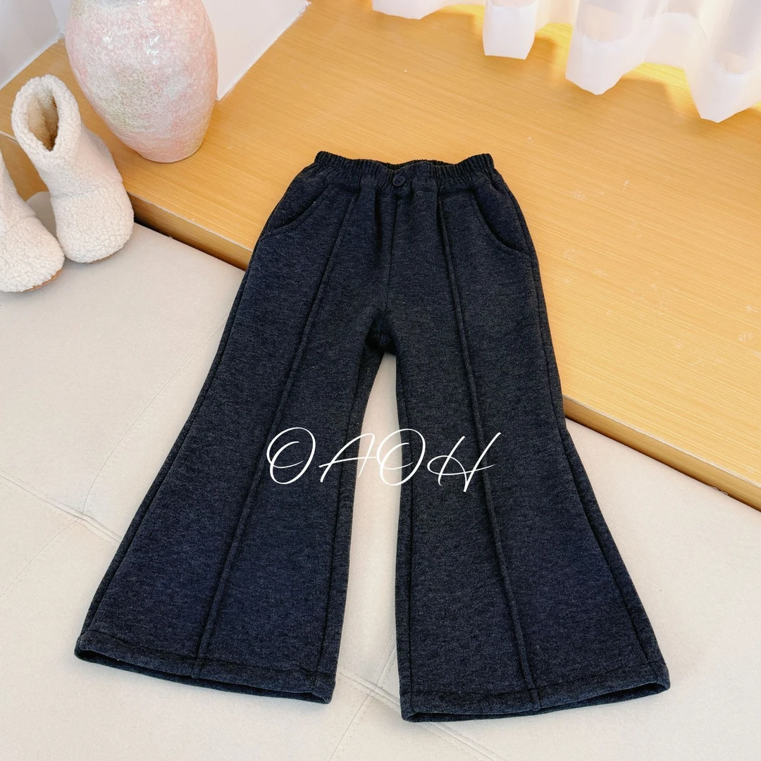 OAOH女童冬加绒裤子洋气女生儿童冬季卫K6662