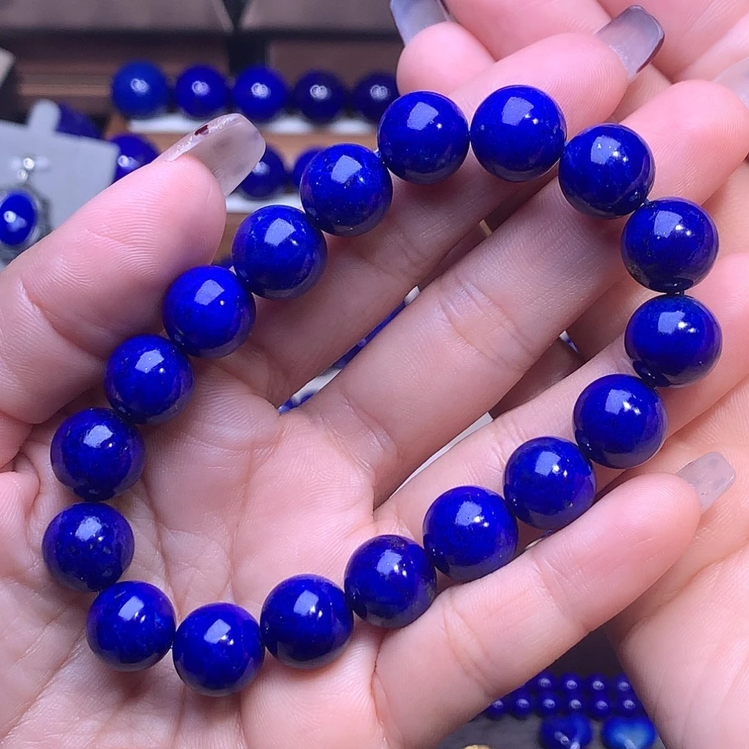 比***尼青金石未镶嵌12.2m手串