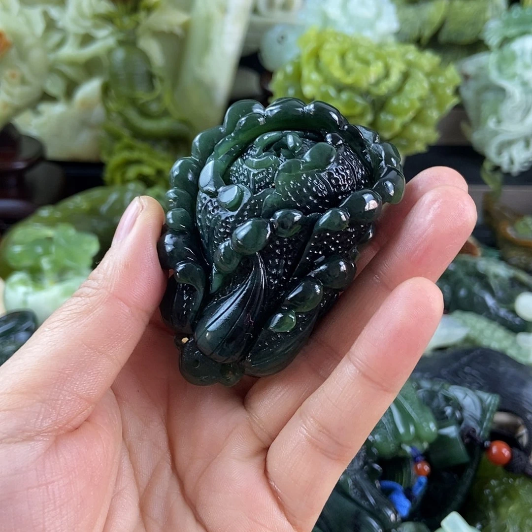 蛇纹石玉手把合金僖*