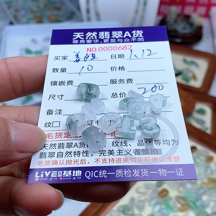 翡翠颈饰未镶嵌姜**宝