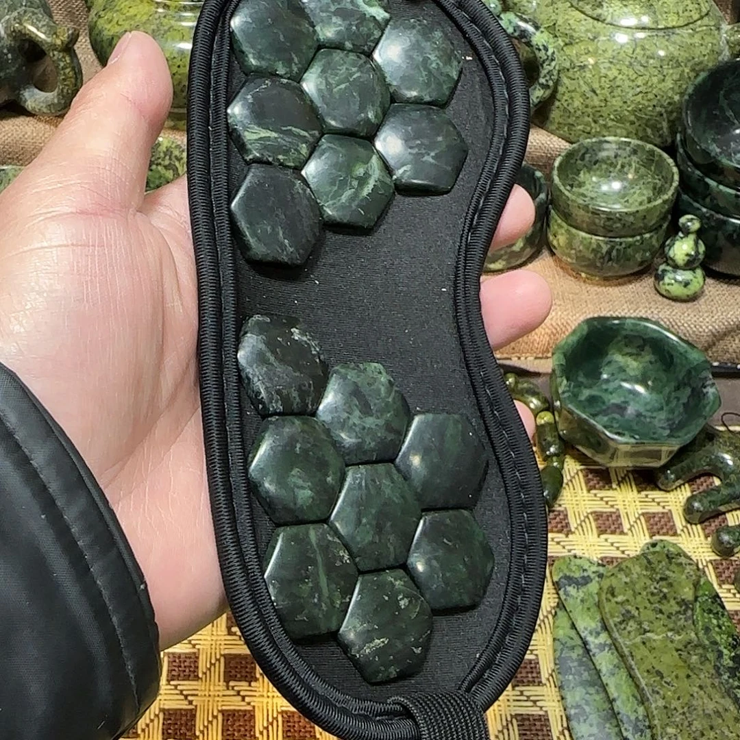 蛇纹石玉未镶嵌藏玉药王石能量产品