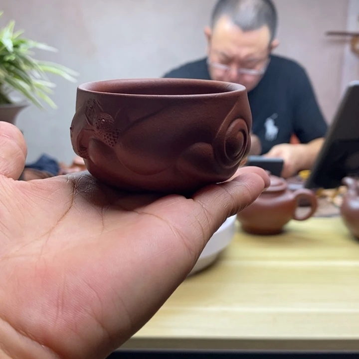 【闪购商品】茶杯紫砂那****钱主人杯容量120