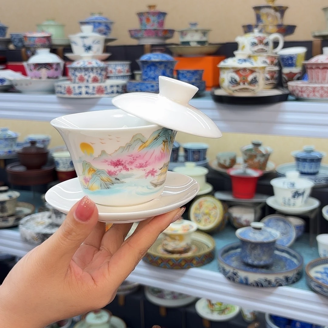 盖碗里的水煮开后放