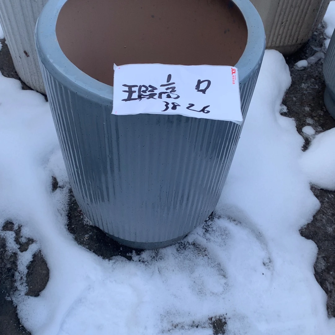 瑕疵高温陶瓷花盆