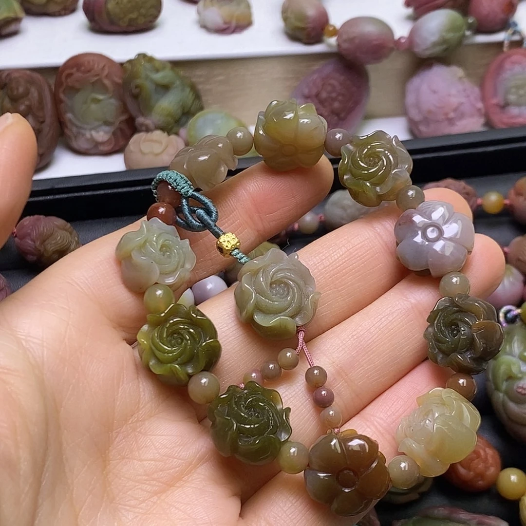 玛瑙/玉髓未镶嵌手链