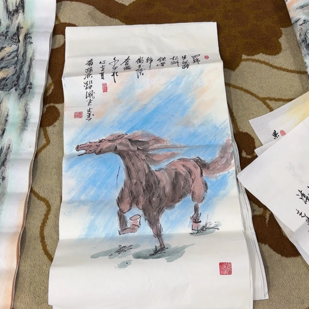 国画杨志杰三尺花鸟艺