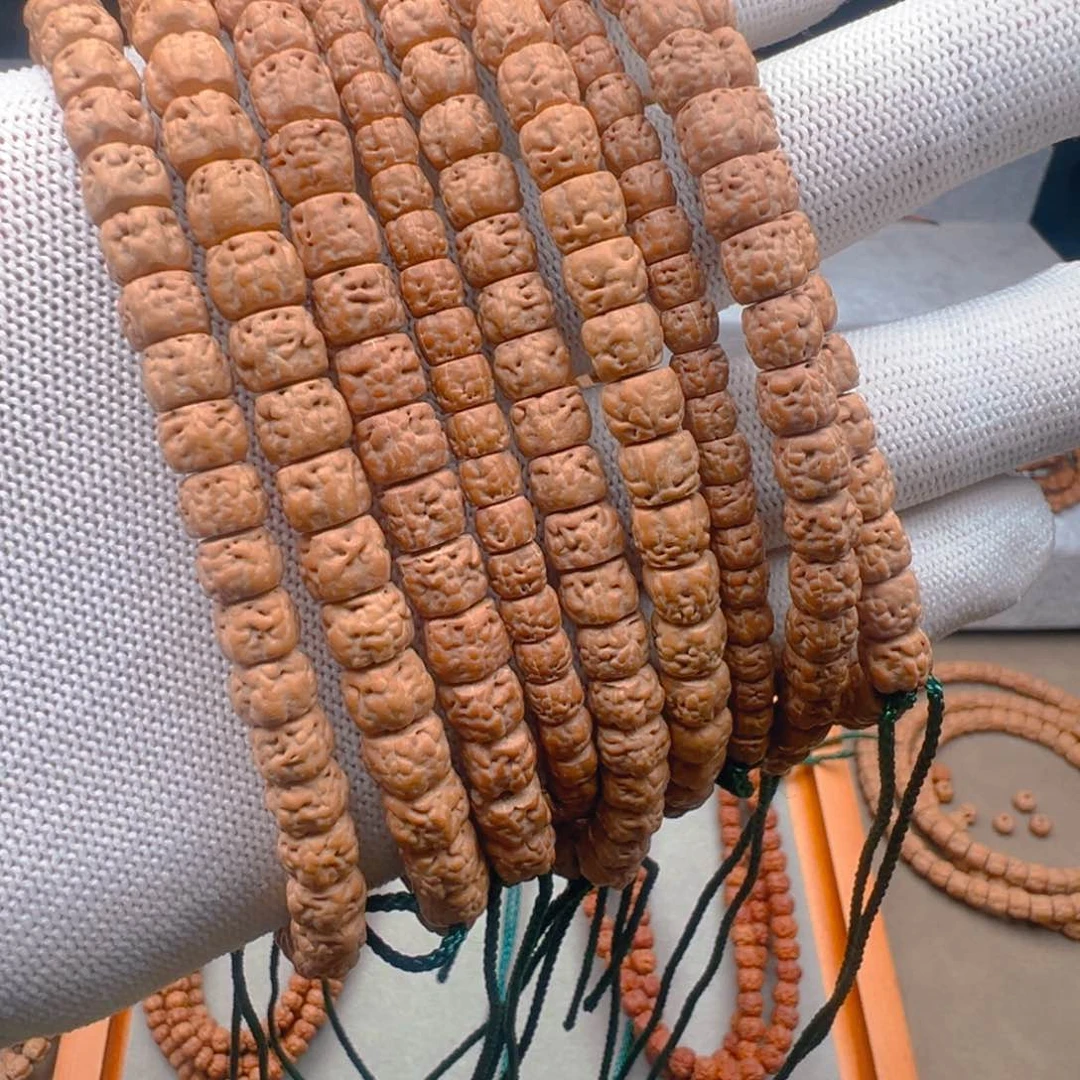 吊坠金刚菩提藏式龙切单圈手持