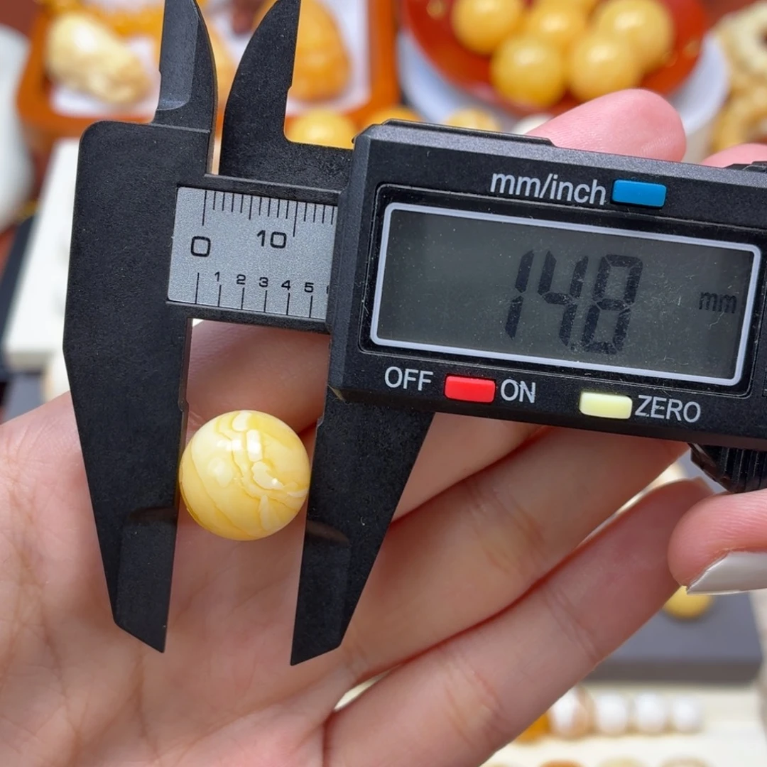 琥珀未镶嵌珠宝奇石14.8mm