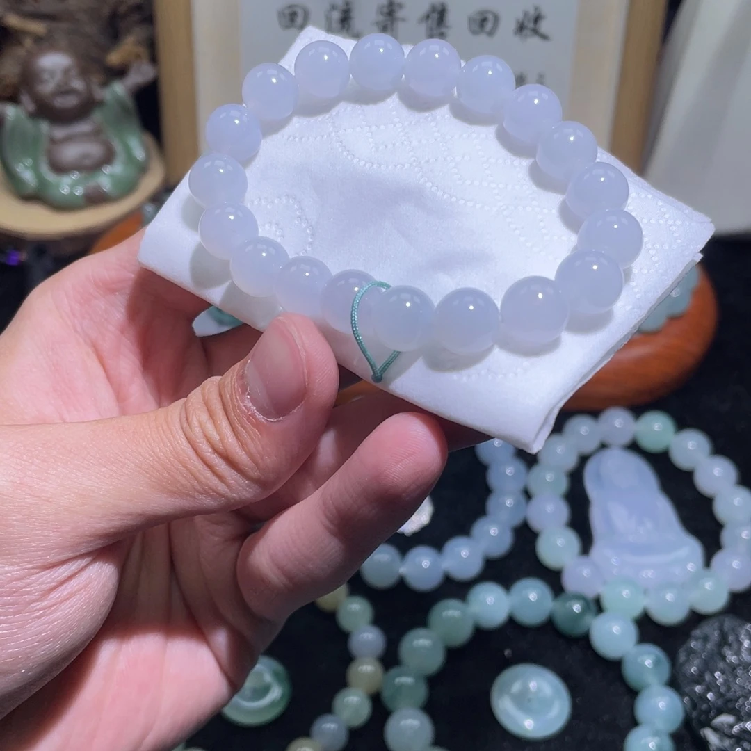 翡翠未镶嵌颈饰手串