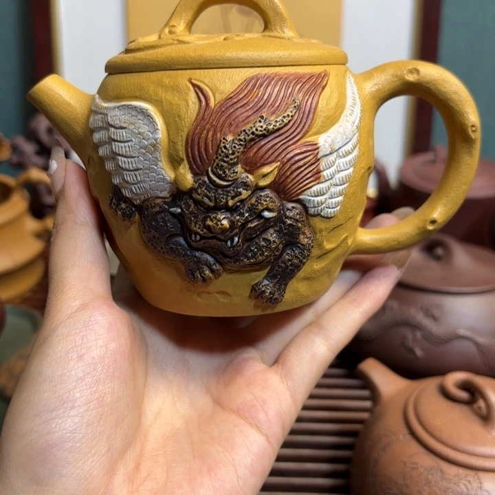 紫砂茶宠原矿精品高端紫砂壶