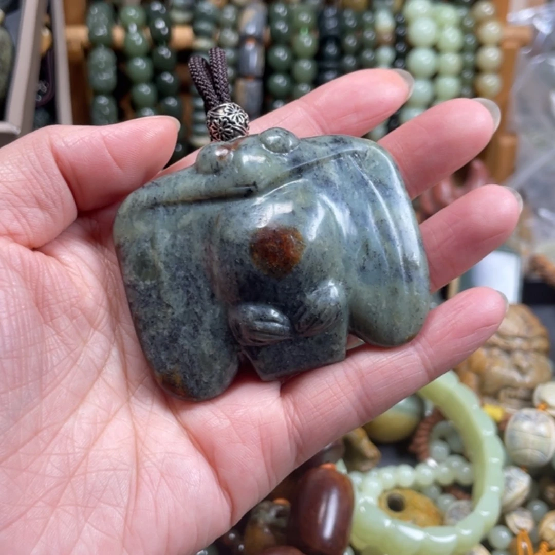【闪购商品】岫岩河磨玉（透闪石质玉）手把件未镶嵌