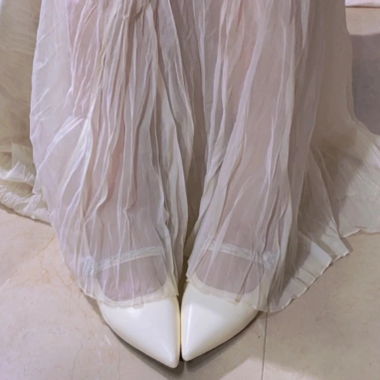 法式性感风中跟一脚蹬女时装凉鞋细跟粗跟凉鞋轻奢优雅气质半包