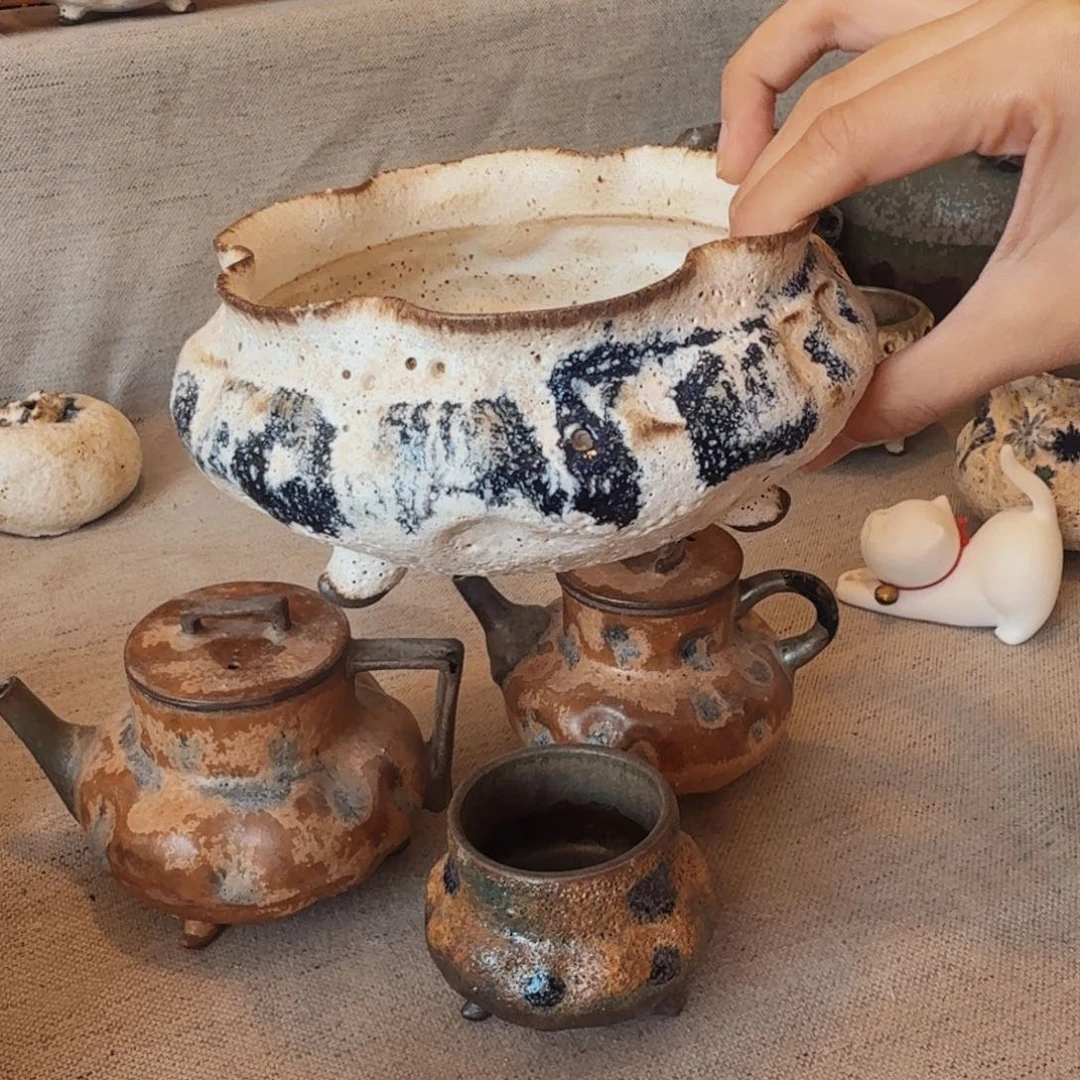 花边建水一个一个纯手工捏花边