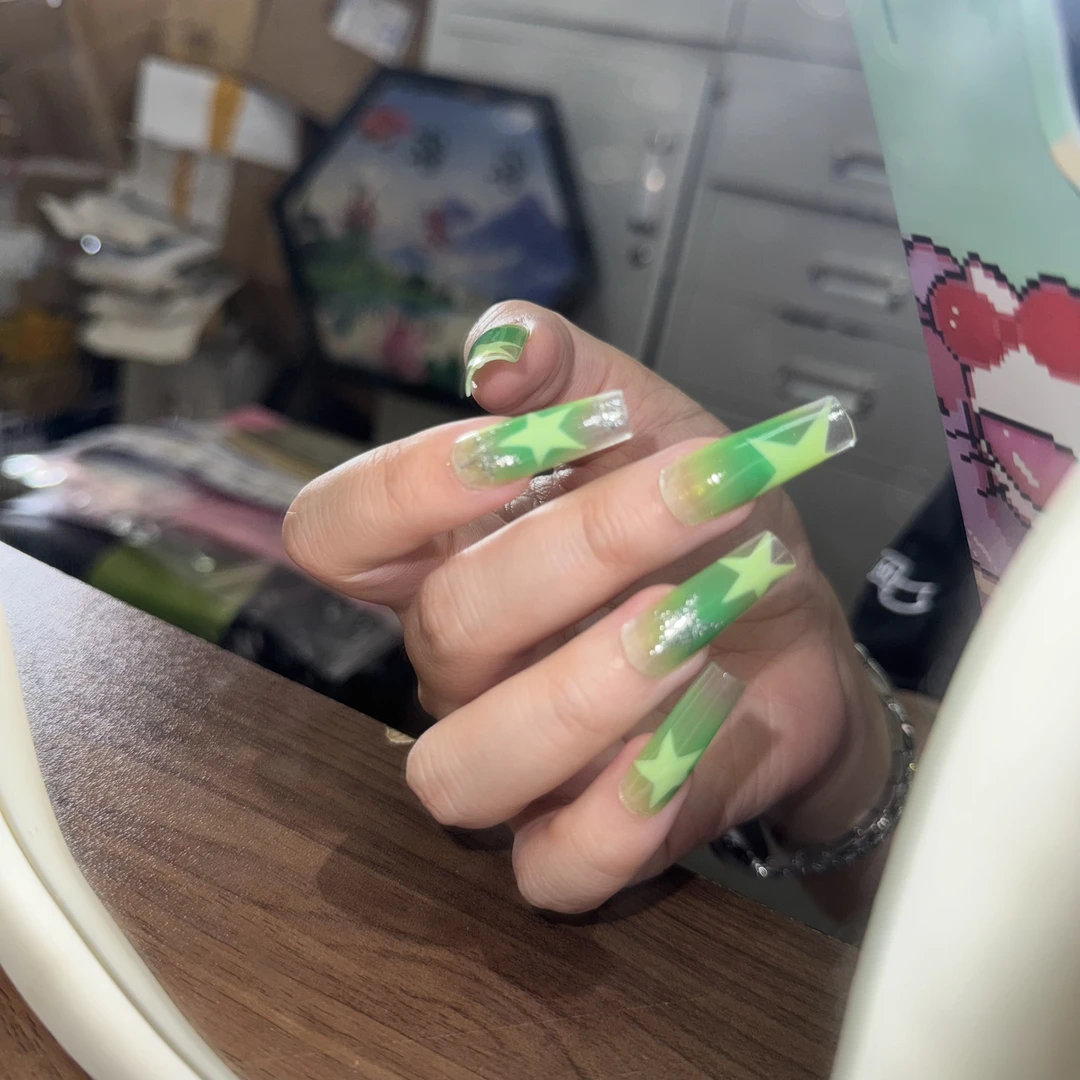 气质纯手工穿戴式ins风～穿戴美甲