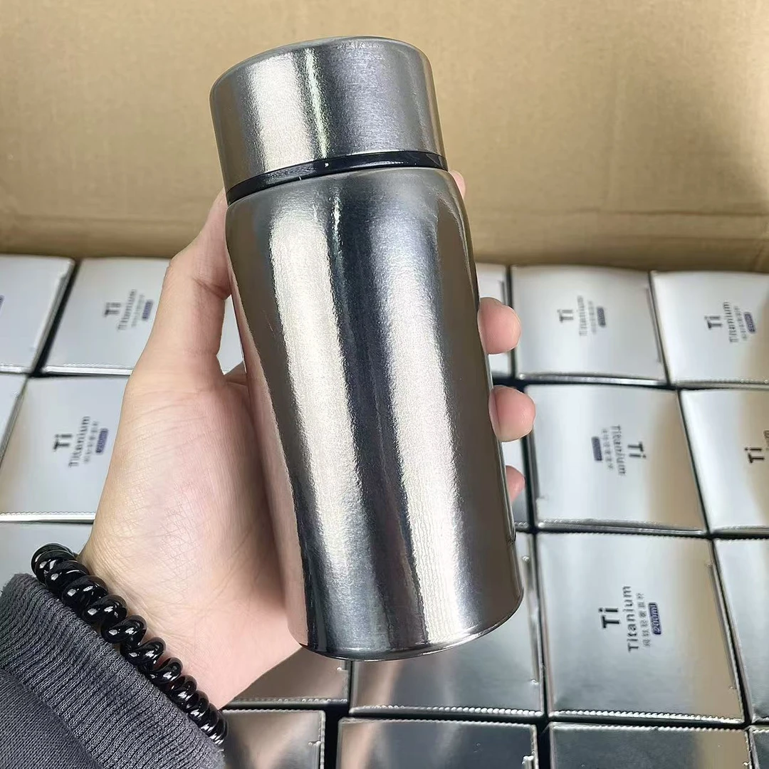 纯钛高颜值保温杯口袋杯冬季迷你便携式保温杯200ml