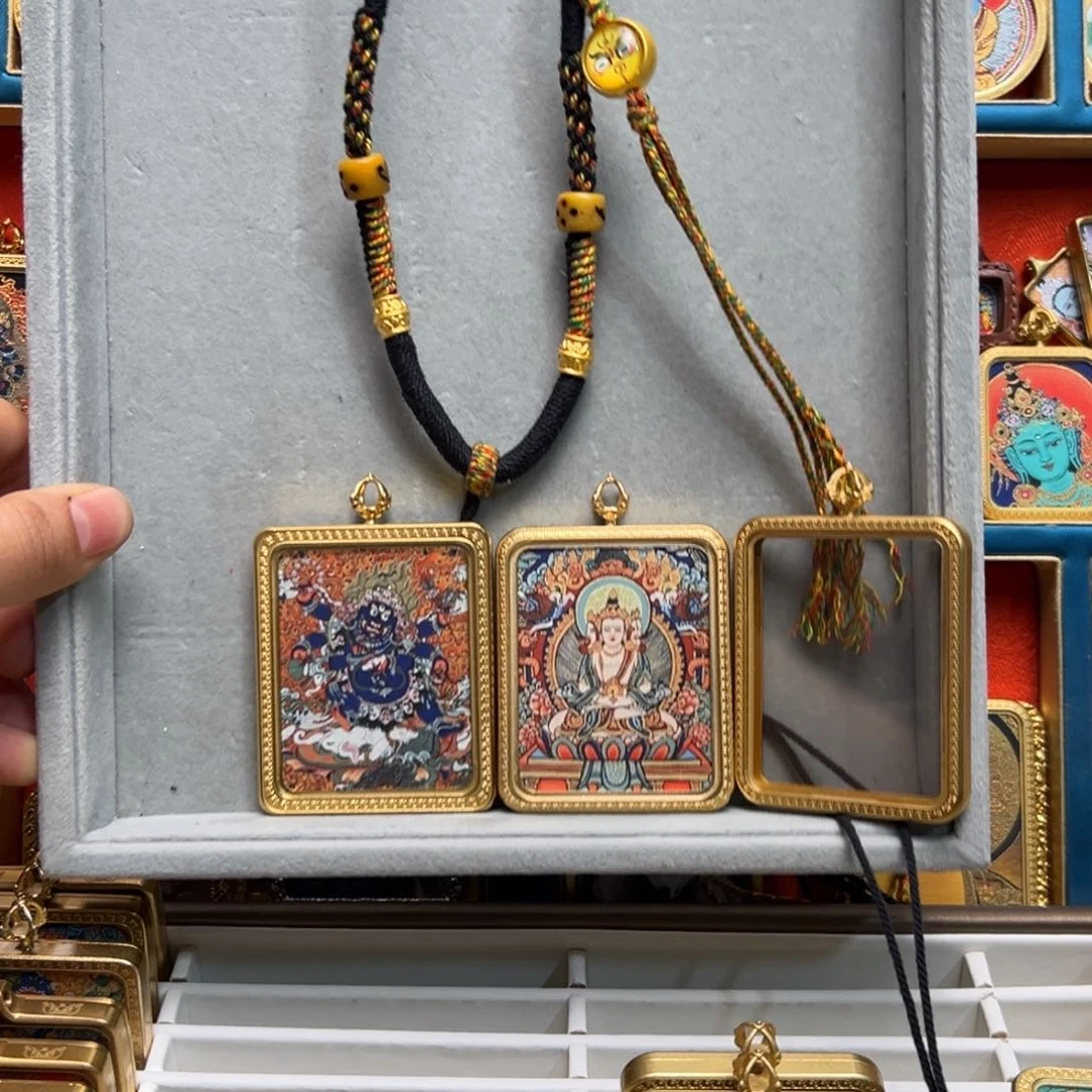 吊坠诚****坊双面铜壳双面铜壳