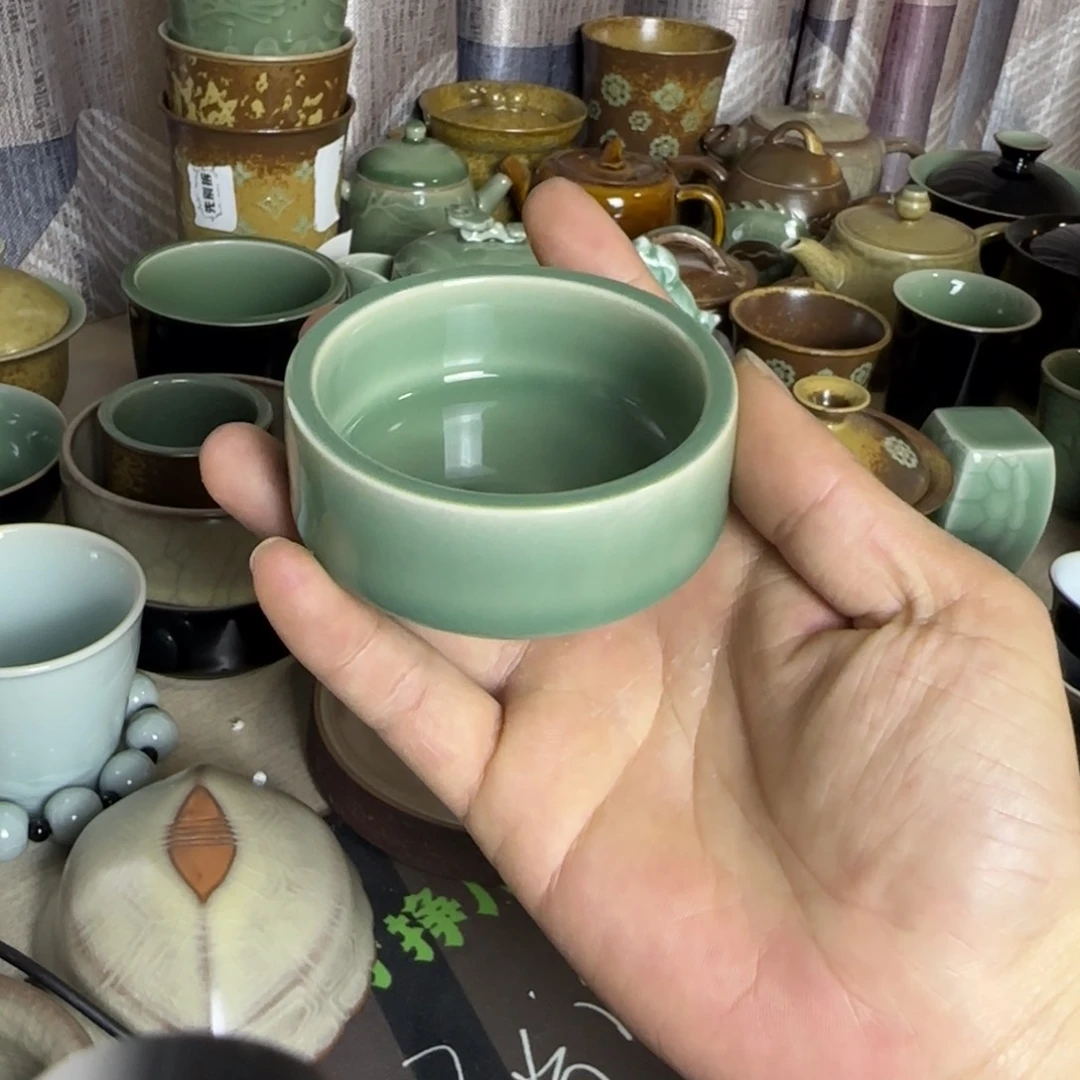 小金茶具青瓷茶器