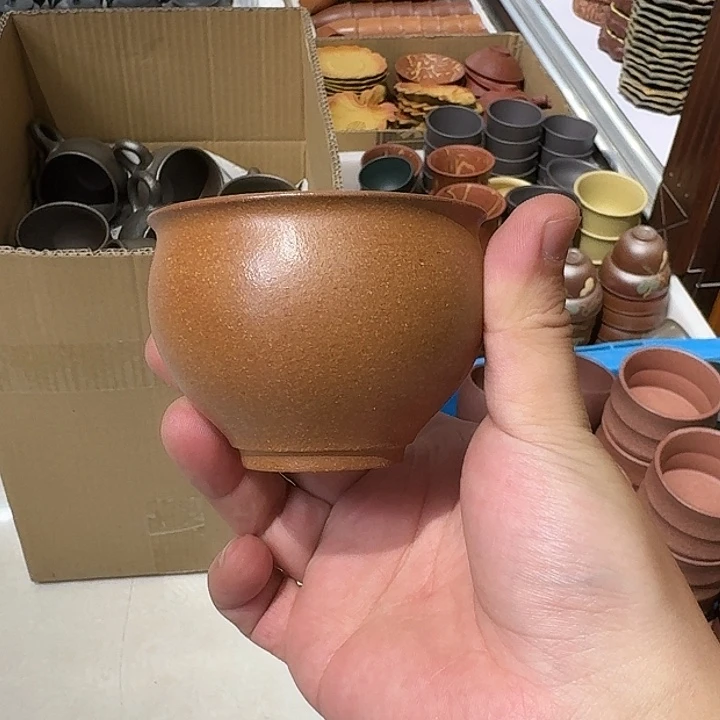 紫砂茶壶降坡杯子