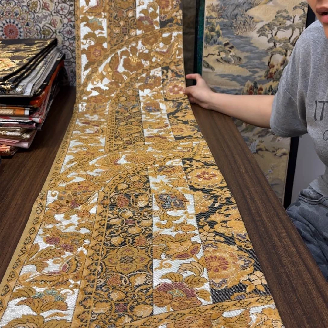 织绣唐锦西阵织桌旗