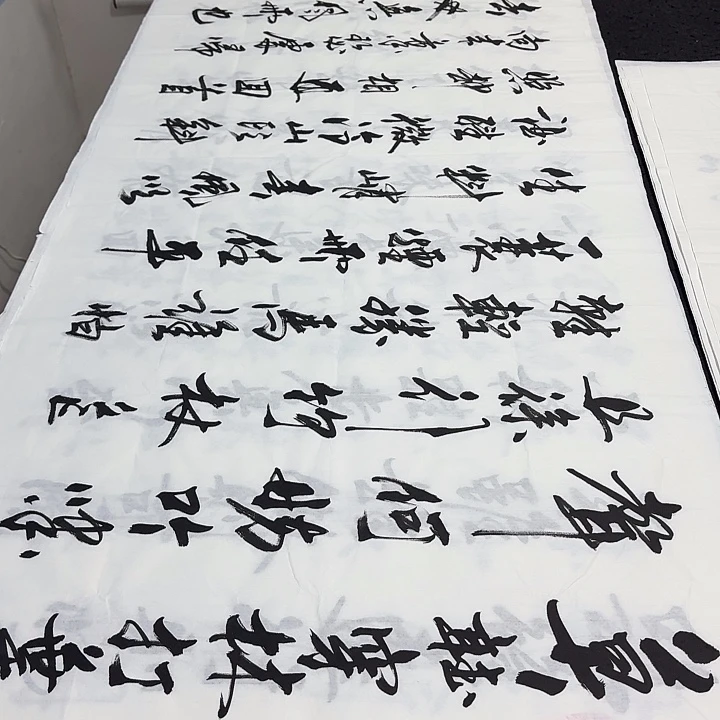 书法老师精品行书平尺