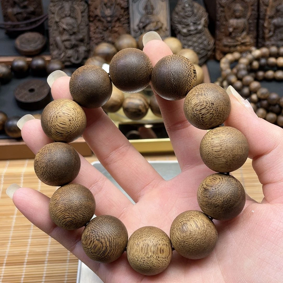 沉香手串周*有芽庄黄棋