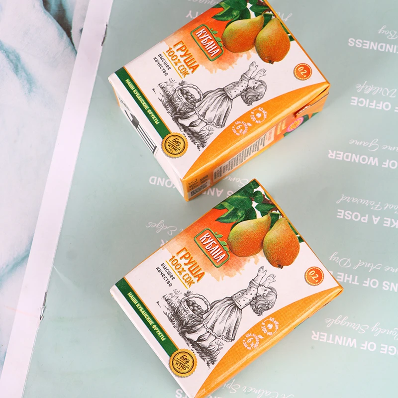 （10盒）100%果汁俄罗斯进口果汁梨味200ml/盒