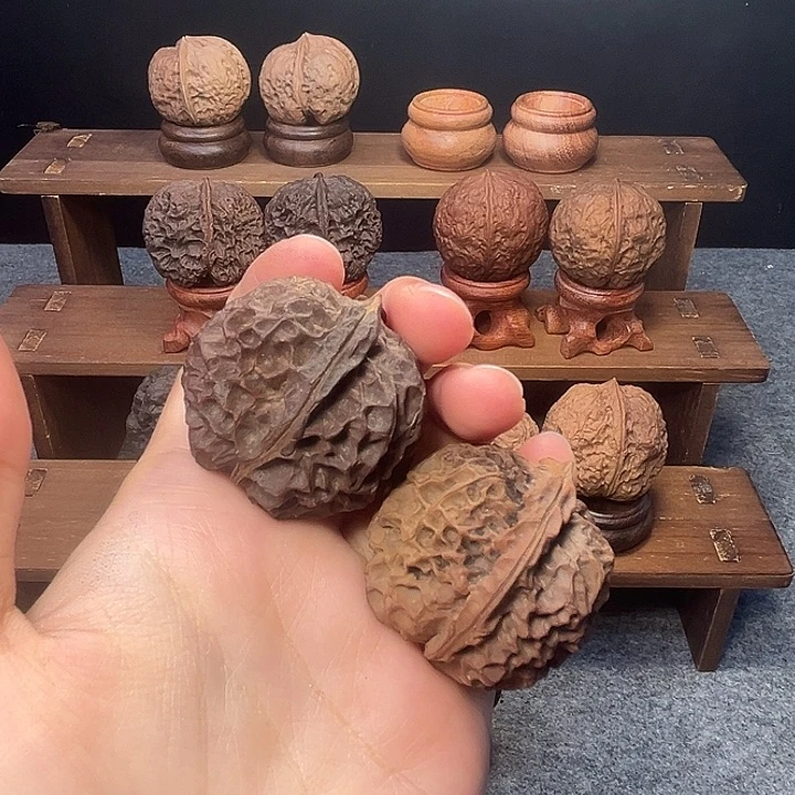 文玩核桃吊坠z凤凰牡丹39mm