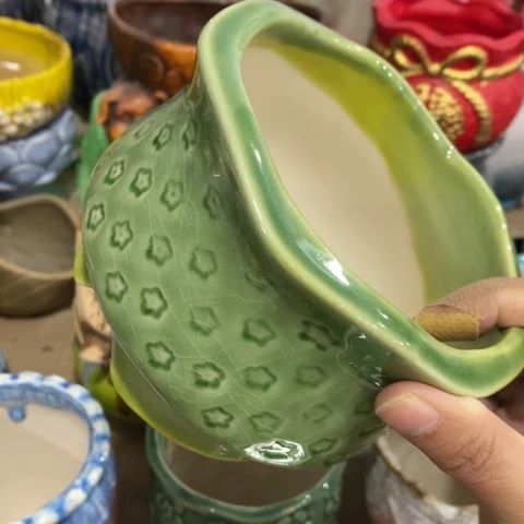 陶瓷Q375浅绿12223333