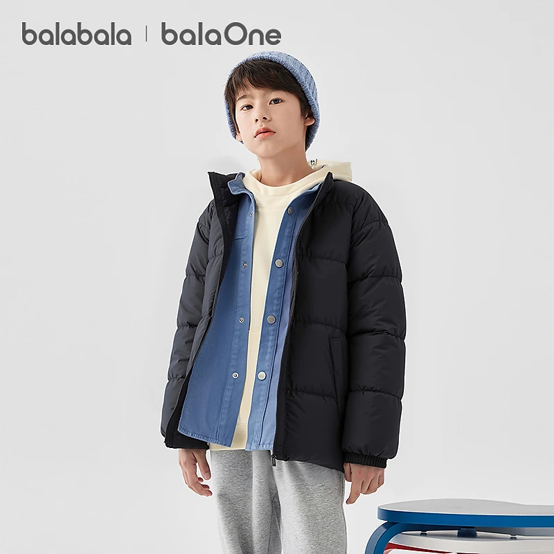 泡泡羽绒巴拉巴拉儿童羽绒服男童宝宝童装女童冬装亲子装洋气外套