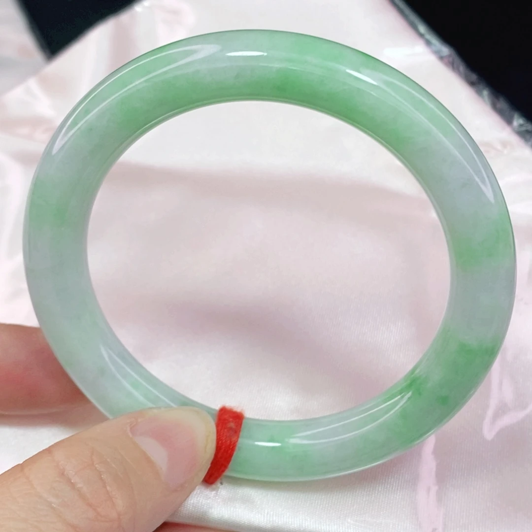 未镶嵌手镯翡翠上**水56.3圆镯