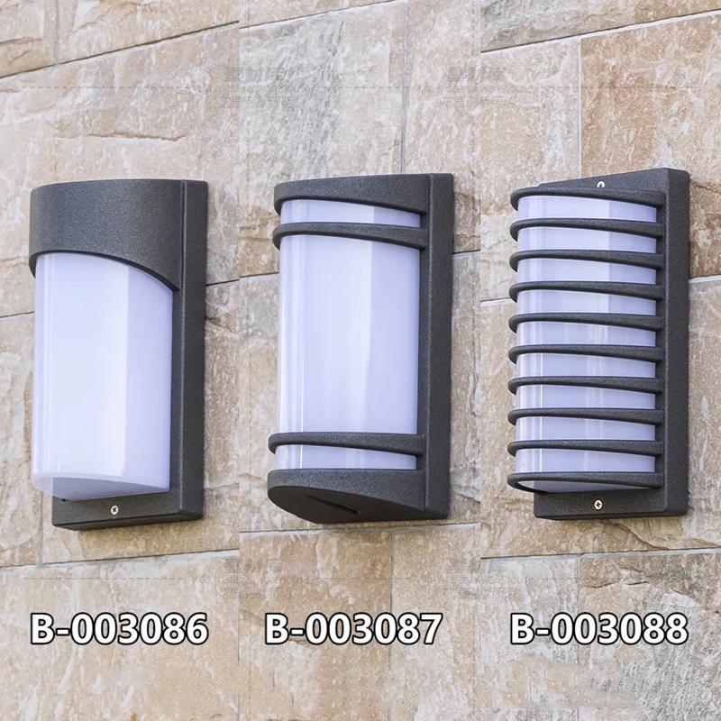 铸铝足功率户外壁灯LED室外围墙大门阳台别墅花园门柱过道露台灯
