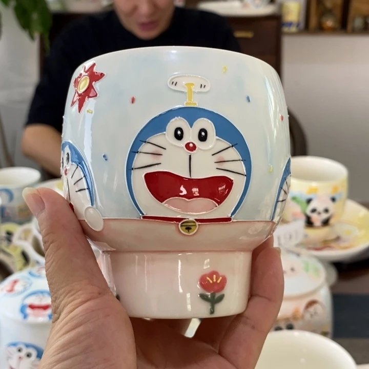 (***)瓷片浪浪山景德镇釉下彩手绘