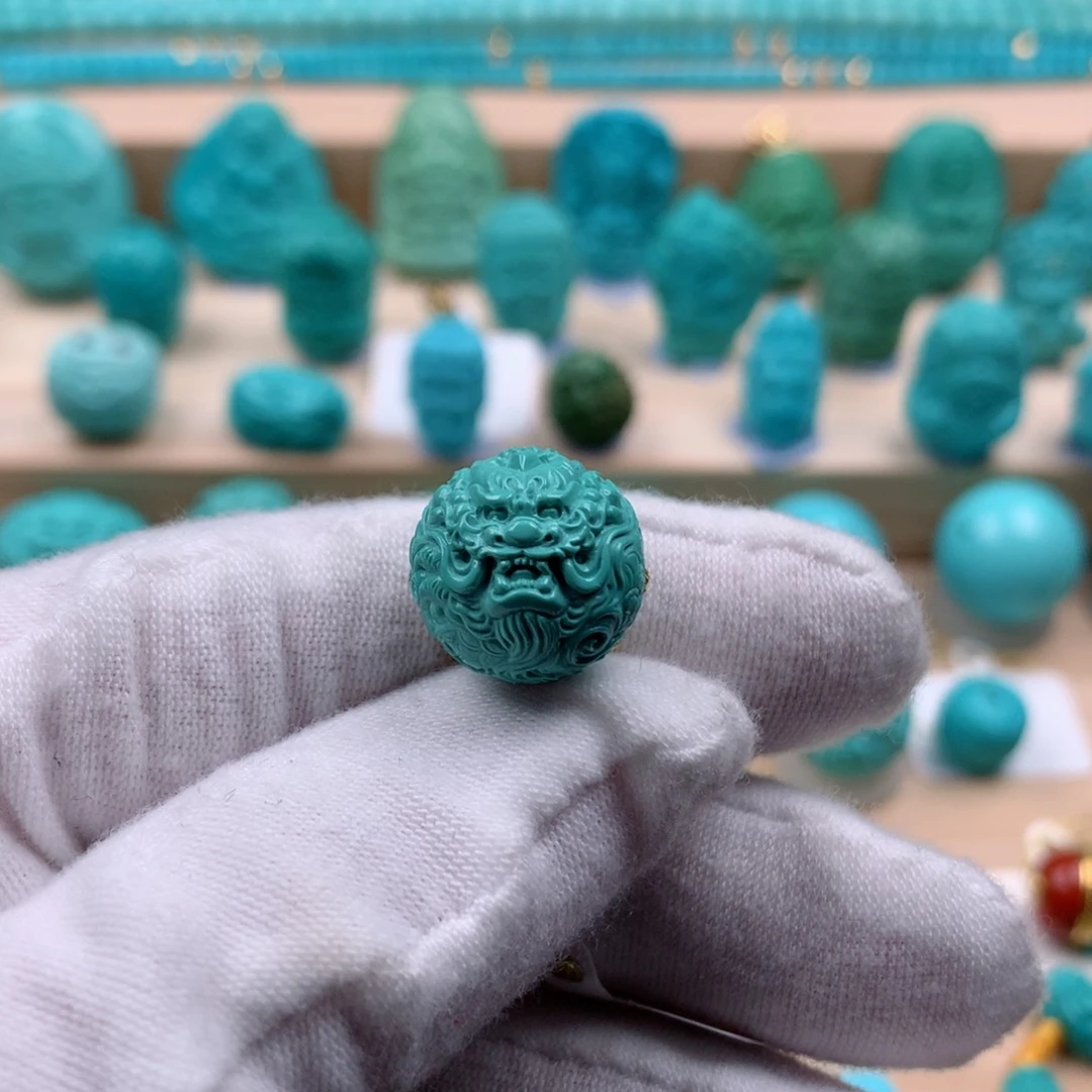 绿松石配饰未镶嵌疯*
