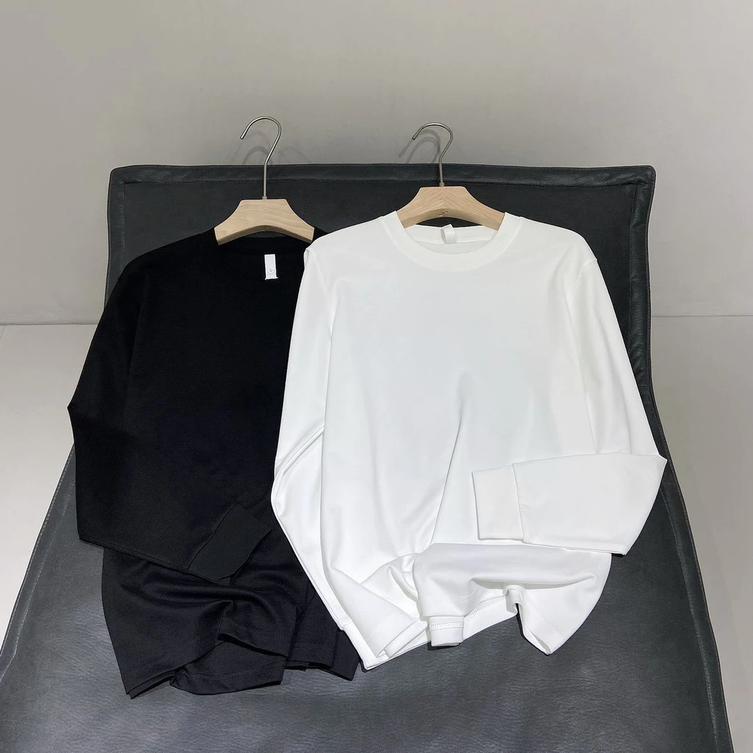 【简爱男装】2025秋冬长袖纯色卫衣打底衫潮流简约HP 6288