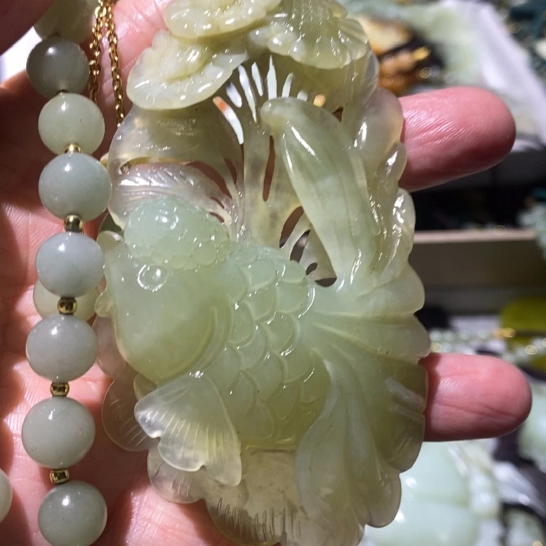 【闪购商品】岫玉毛衣链未镶嵌