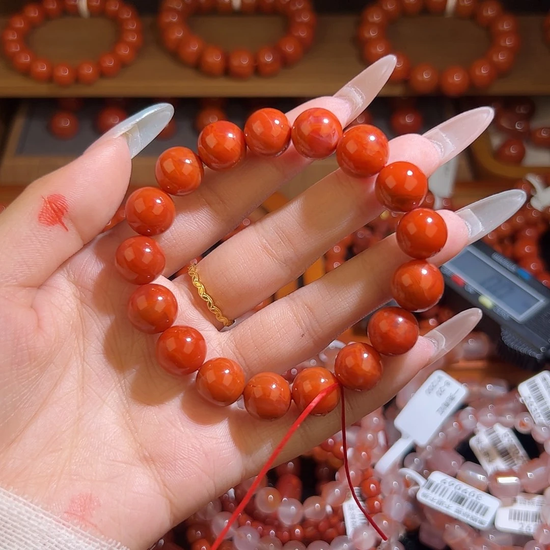 南红玛瑙手串未镶嵌11mm