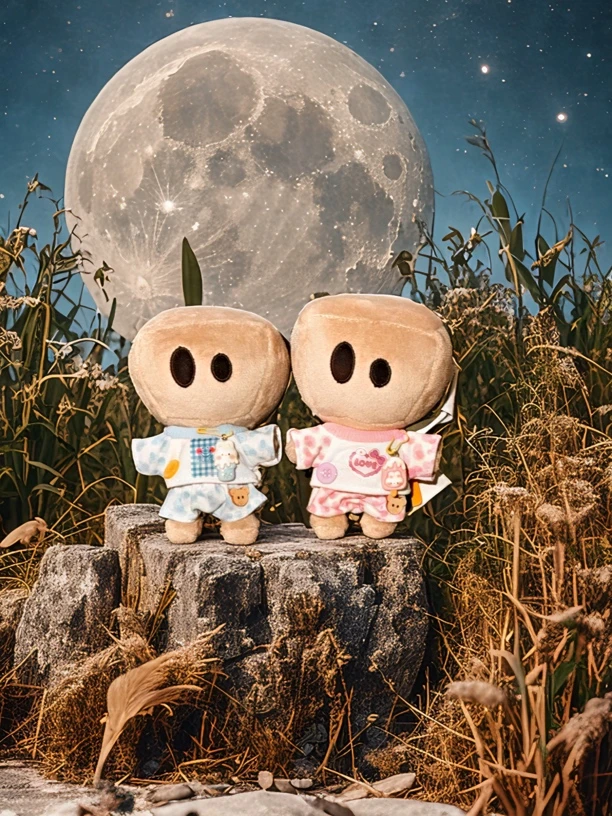 Dangerouspeople薛之谦dsp玩偶扎染艺术两件套小d天外来物公娃衣